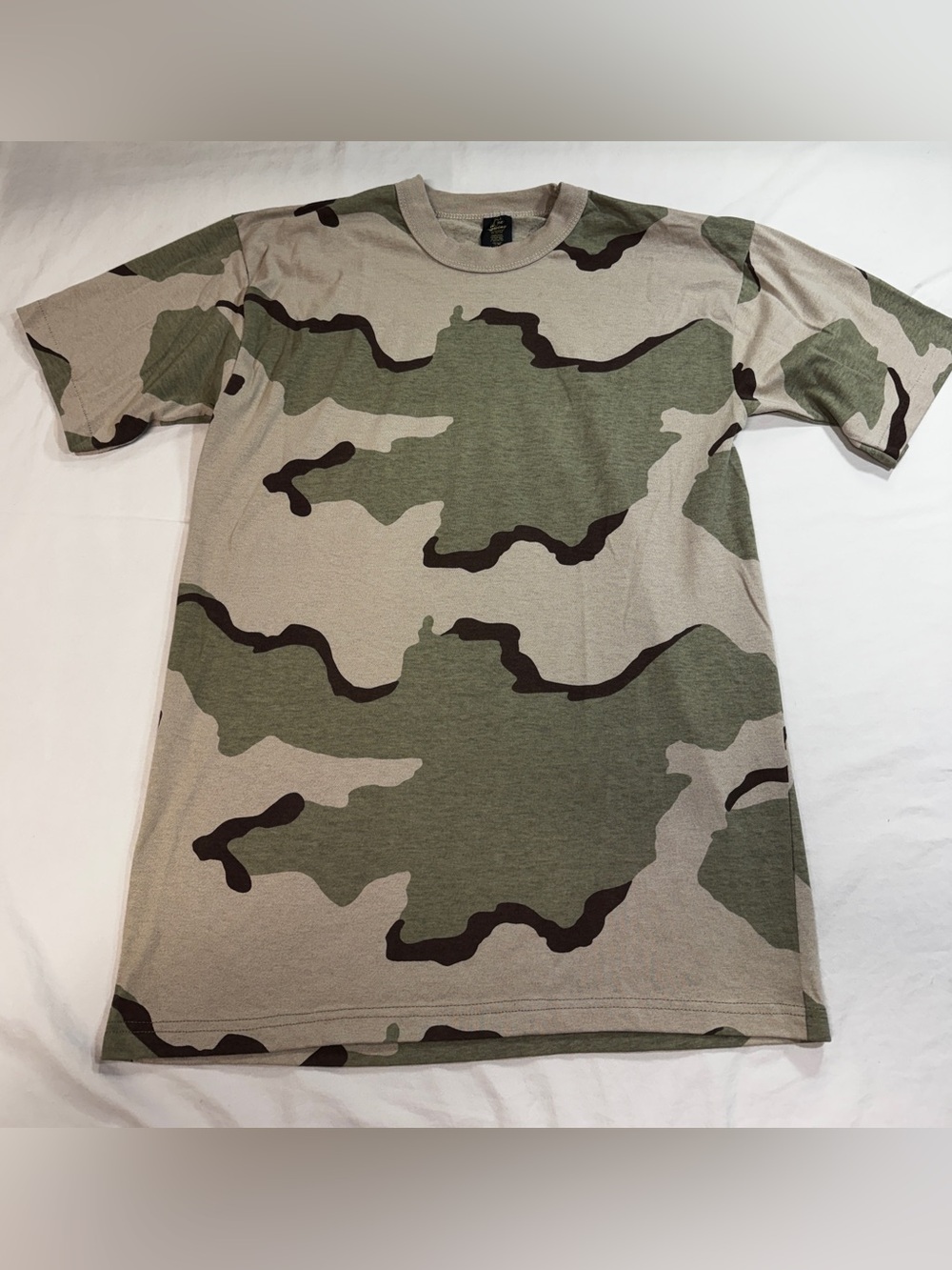 Vtg Tee Swing Desert Camo Print Single Stitch Men’s L USA Made